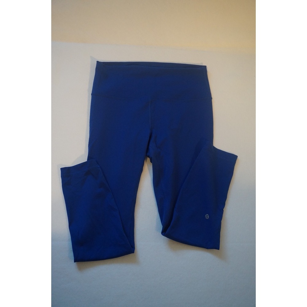 Lululemon Athletica Pants Womens Blue High Rise Yoga Leggings, Size 8, AG1.C1004